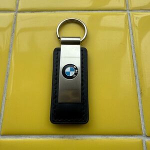 BMW Black and Silver Keychain